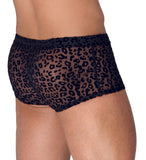 Noir Handmade Leopard Flock Shorts | Angel Clothing