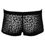 Noir Handmade Leopard Flock Shorts | Angel Clothing