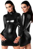 Noir Handmade Long Sleeve Mini Dress | Angel Clothing