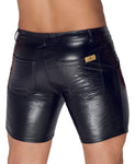 Noir Handmade Mid Length Shorts | Angel Clothing