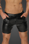 Noir Handmade Mid Length Shorts | Angel Clothing