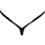 Noir Handmade Snake Skin Look Wetlook Thong | Angel Clothing