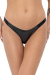 Noir Handmade Powerwetlook Thong | Angel Clothing