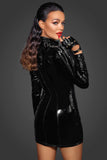 Noir Handmade Short PVC Dress (S) | Angel Clothing