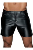 Noir Handmade Power Wetlook Shorts | Angel Clothing