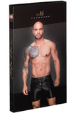Noir Handmade Power Wetlook Shorts | Angel Clothing