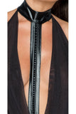 Noir Handmade Powernet Dress | Angel Clothing