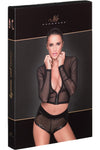 Noir Handmade Powernet Transparent Top | Angel Clothing
