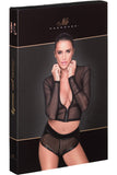 Noir Handmade Powernet Transparent Top | Angel Clothing