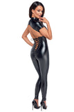 Noir Handmade Powerwetlook Catsuit | Angel Clothing