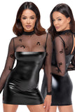 Noir Handmade Short Dress | Angel Clothing