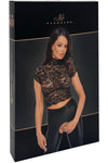 Noir Handmade Black Lace Top | Angel Clothing