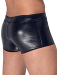 Noir Handmade Shorts with Zipper | Angel Clothing