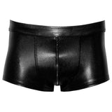 Noir Handmade Shorts with Zipper (S, XL) | Angel Clothing
