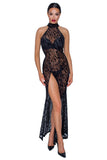 Noir Handmade Powernet Tiger Style Dress (S) | Angel Clothing