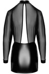 Noir Handmade Transparent Tulle Dress | Angel Clothing