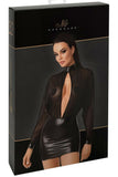 Noir Handmade Transparent Tulle Dress | Angel Clothing