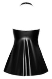 Noir Handmade Short Wetlook Dress | Angel Clothing