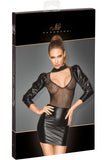 Noir Handmade Net Wetlook Dress | Angel Clothing