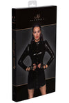 Noir Handmade Short PVC Dress | Angel Clothing