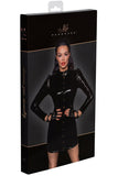 Noir Handmade Short PVC Dress | Angel Clothing