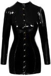 Noir Handmade Short PVC Dress | Angel Clothing