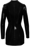 Noir Handmade Short PVC Dress | Angel Clothing