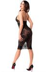 Noir Handmade Nocturne Lace Midi Dress | Angel Clothing