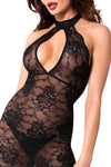 Noir Handmade Nocturne Lace Midi Dress | Angel Clothing