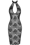Noir Handmade Nocturne Lace Midi Dress (S, L, XL, 2XL) | Angel Clothing