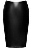 Noir Handmade Powerwetlook Skirt (L) | Angel Clothing