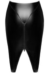 Noir Handmade Powerwetlook Skirt | Angel Clothing