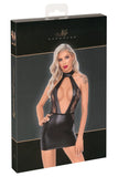Noir Handmade Wetlook Lace Party Dress (XL) | Angel Clothing