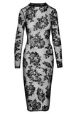 Noir Handmade Mesh Dress | Angel Clothing