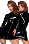 Noir Handmade Vinyl Mini Dress
