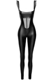 Noir Handmade Powerwetlook Catsuit | Angel Clothing