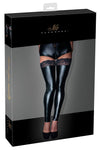 Noir Handmade Wetlook Stockings | Angel Clothing