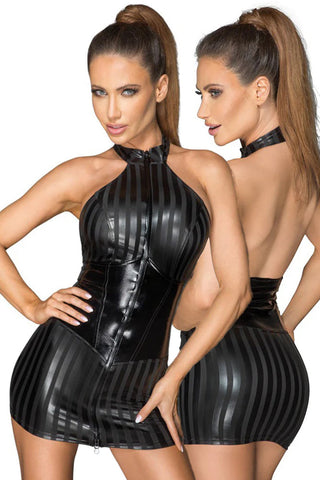 Noir Handmade Dress 2-way Zip | Angel Clothing