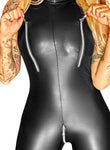 Noir Handmade Jumpsuit with Zips (XL) | Angel Clothing