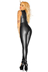 Noir Handmade Jumpsuit with Zips (XL) | Angel Clothing