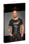 Noir Handmade Mens Wetlook Shirt | Angel Clothing