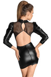 Noir Handmade Net Wetlook Dress | Angel Clothing