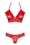 Obsessive Red Lingerie Set (S/M) | Angel Clothing