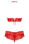 Obsessive Red Lingerie Set (S/M) | Angel Clothing