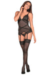 Obsessive Bondea Basque and Thong | Angel Clothing
