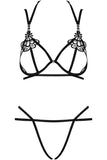 Obsessive Badossa Bra and Thong (L/XL) | Angel Clothing