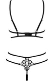 Obsessive Badossa Bra and Thong (L/XL) | Angel Clothing