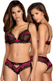 Obsessive Tulia Bra and Panties Set | Angel Clothing