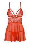 Obsessive Red Babydoll | Angel Clothing