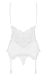 Obsessive White Basque Corset (S/M) | Angel Clothing